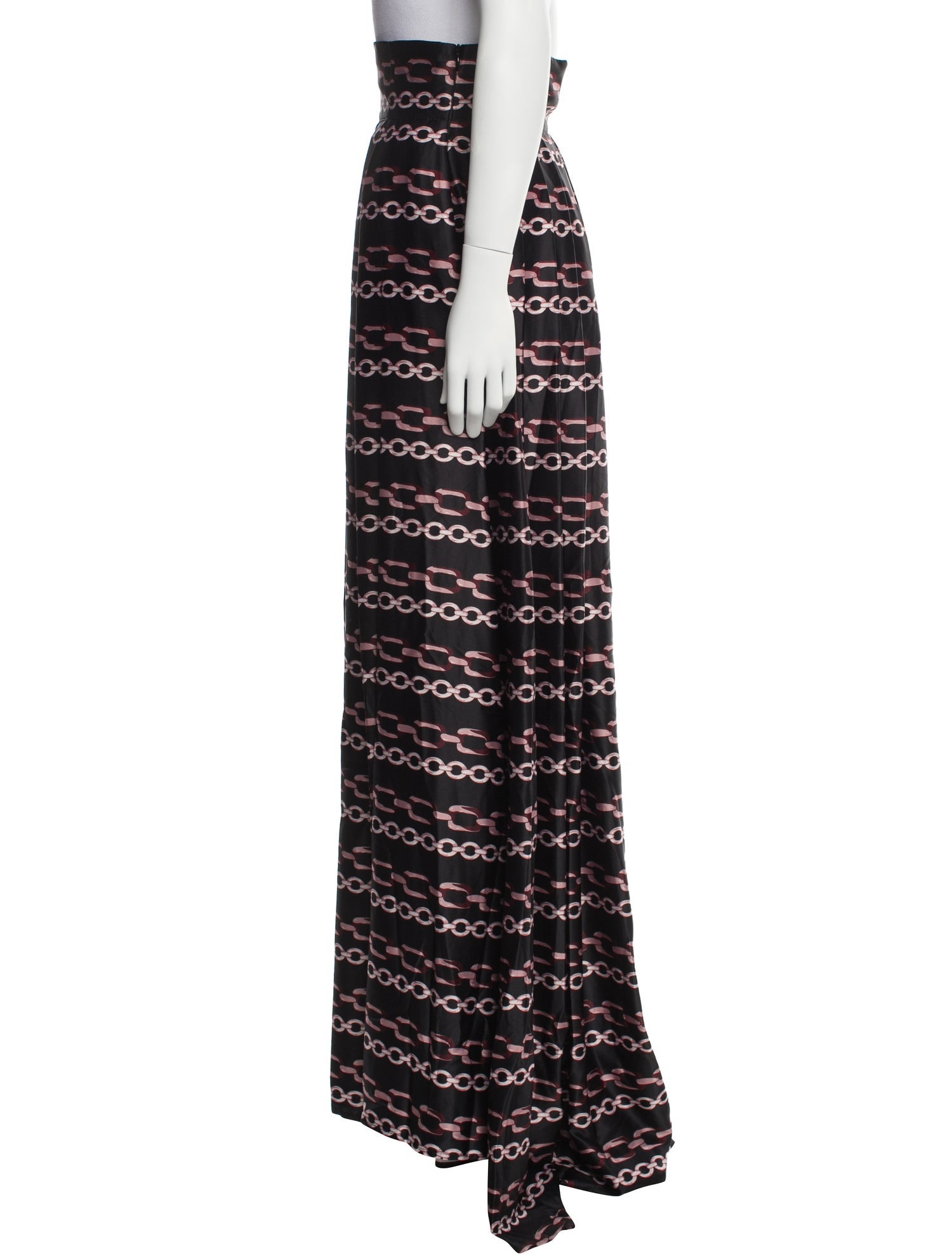 W Les Femmas Printed Long Skirt