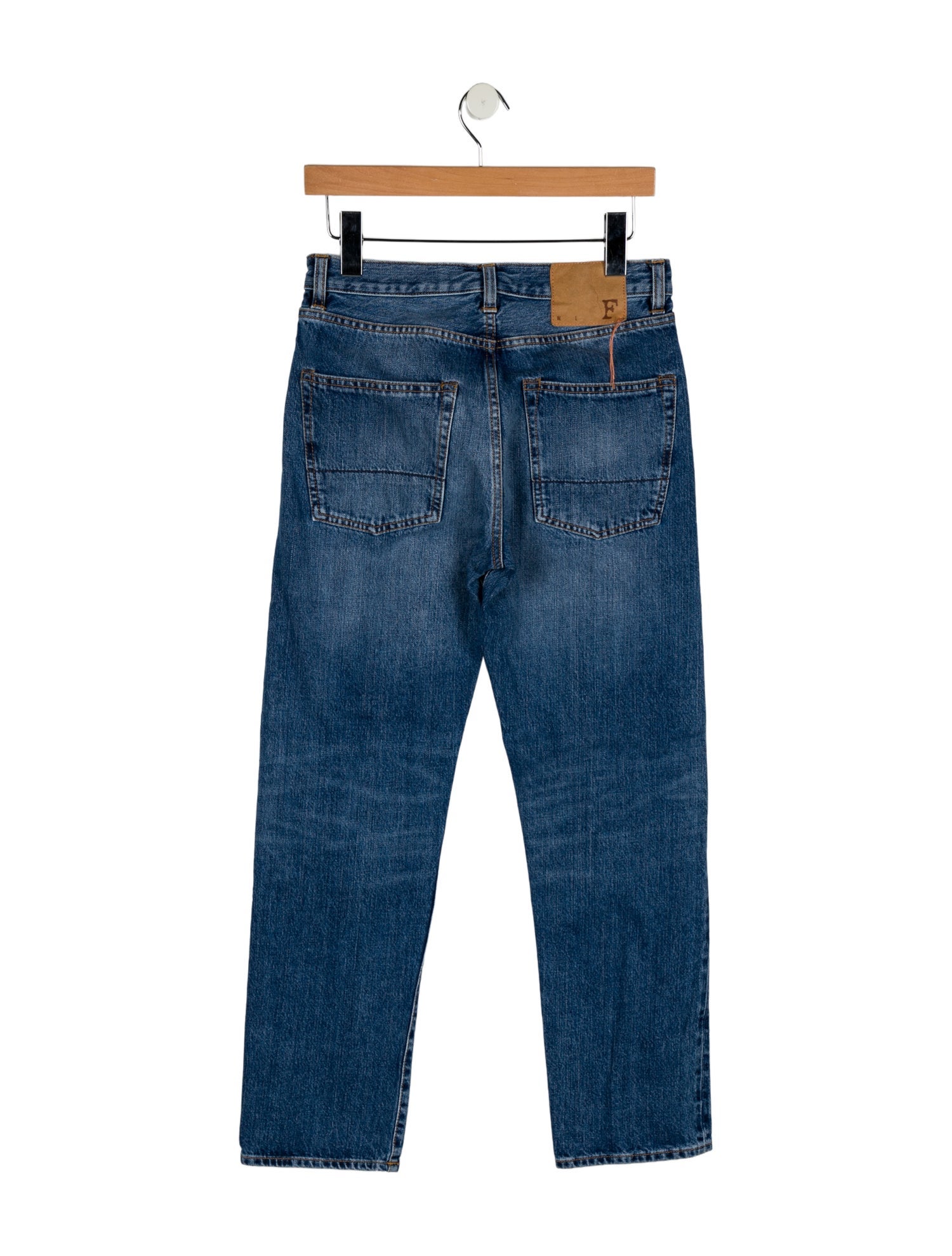 W Les Femmas Mid-Rise Straight Leg Jeans