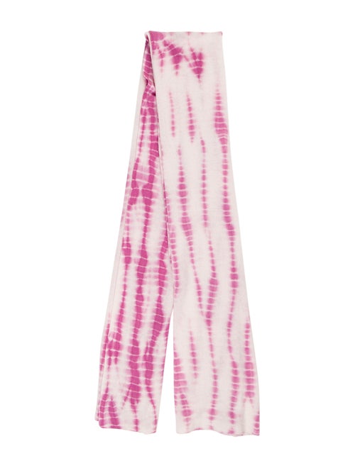 White + Warren Tye Dye Cashmere Scarf Purple