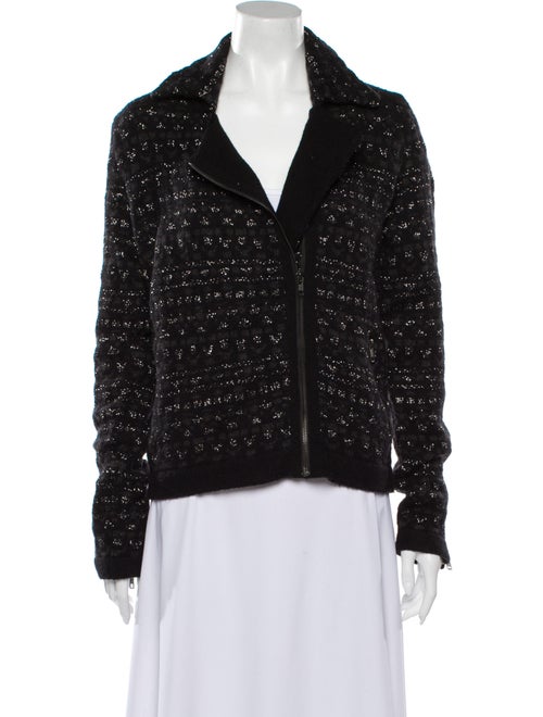White + Warren Biker Jacket White