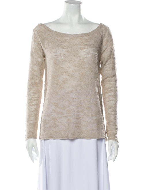 White + Warren Scoop Neck Long Sleeve Sweatshirt W