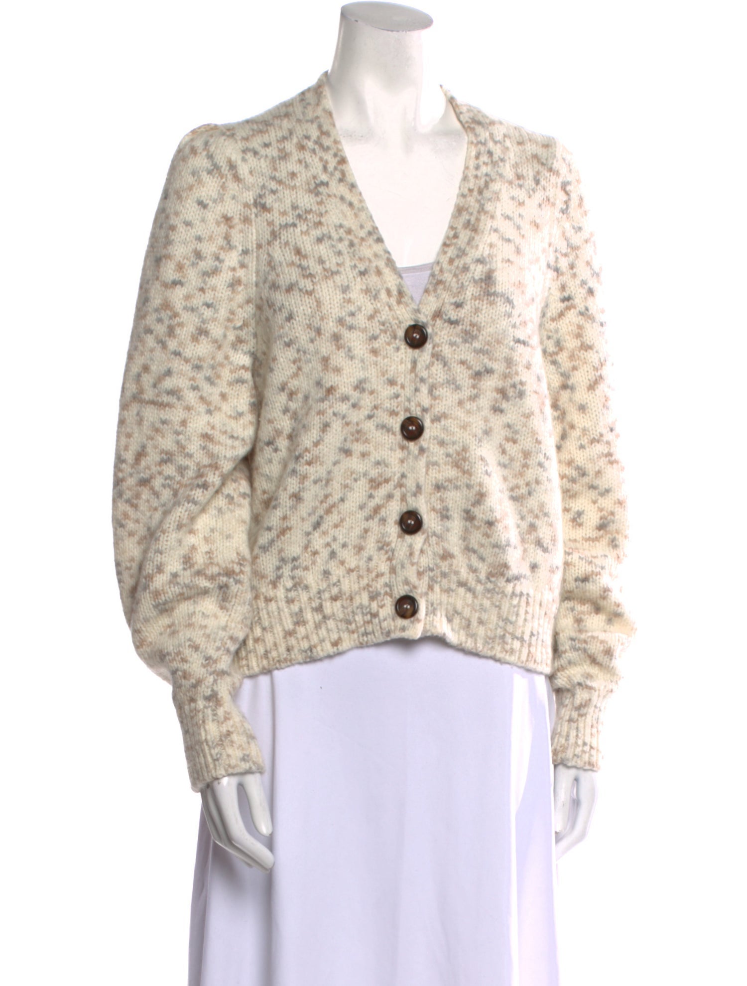 White + Warren Baby Alpaca Printed Sweater