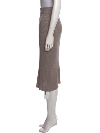 White + Warren Midi Length Skirt