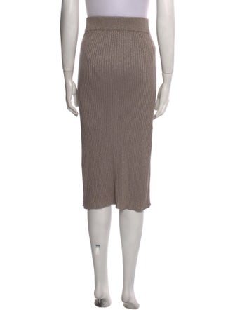 White + Warren Midi Length Skirt