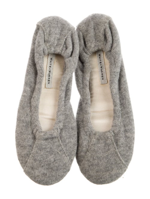 White + Warren Printed Ballet Flats