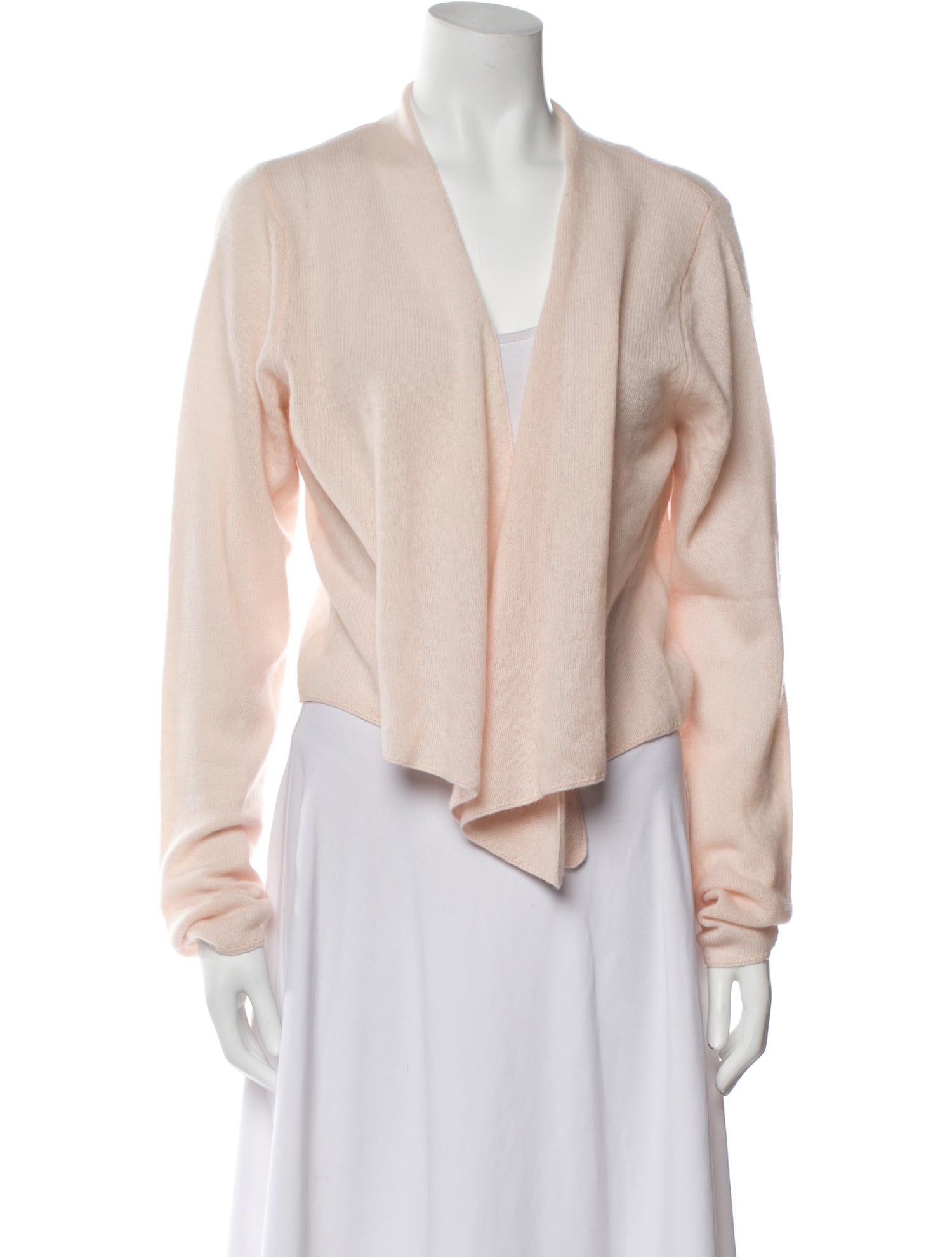 White + Warren Cashmere Open Front Sweater