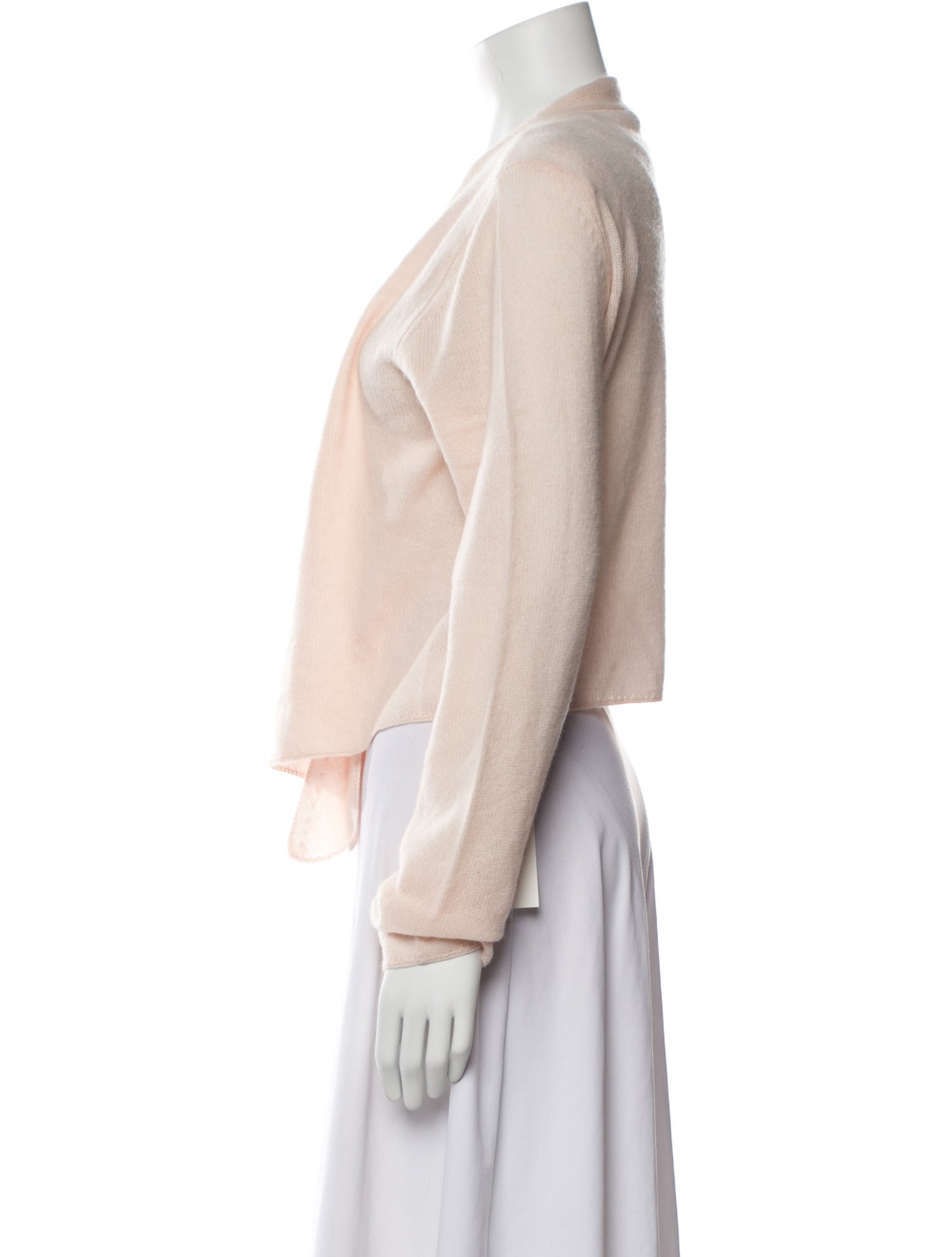 White + Warren Cashmere Open Front Sweater