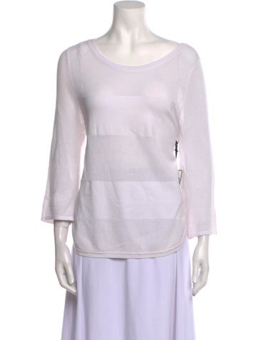 White + Warren Knitwear Scoop Neck Sweater L
