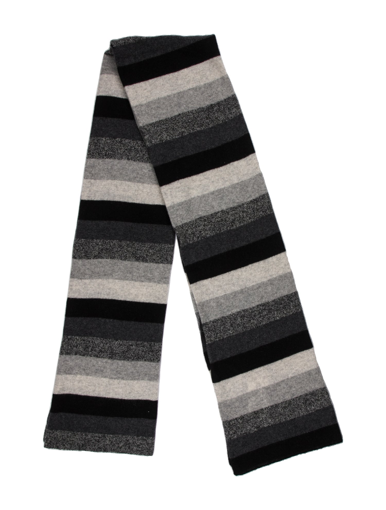 White + Warren Cashmere Striped Scarf