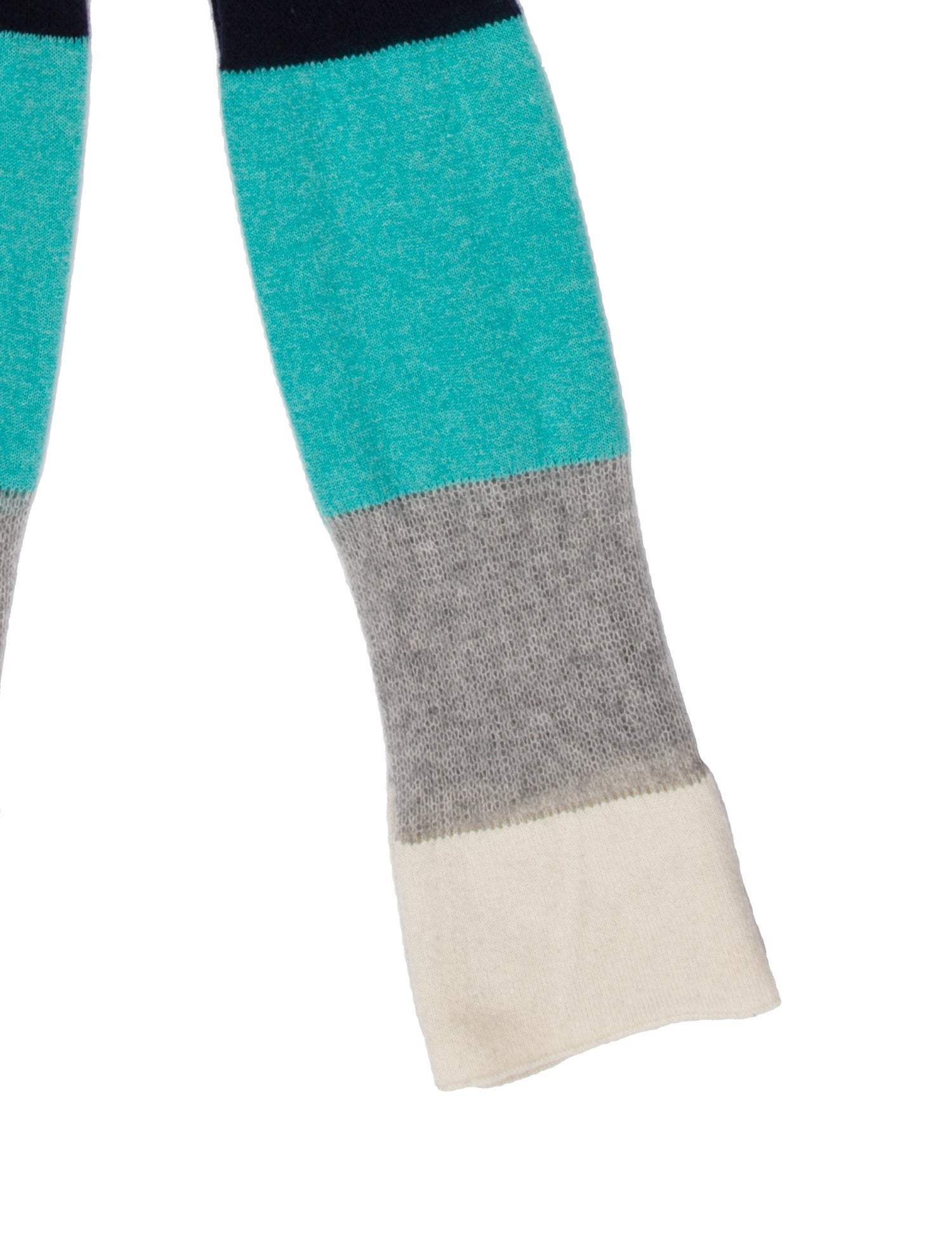 White + Warren Cashmere Striped Scarf