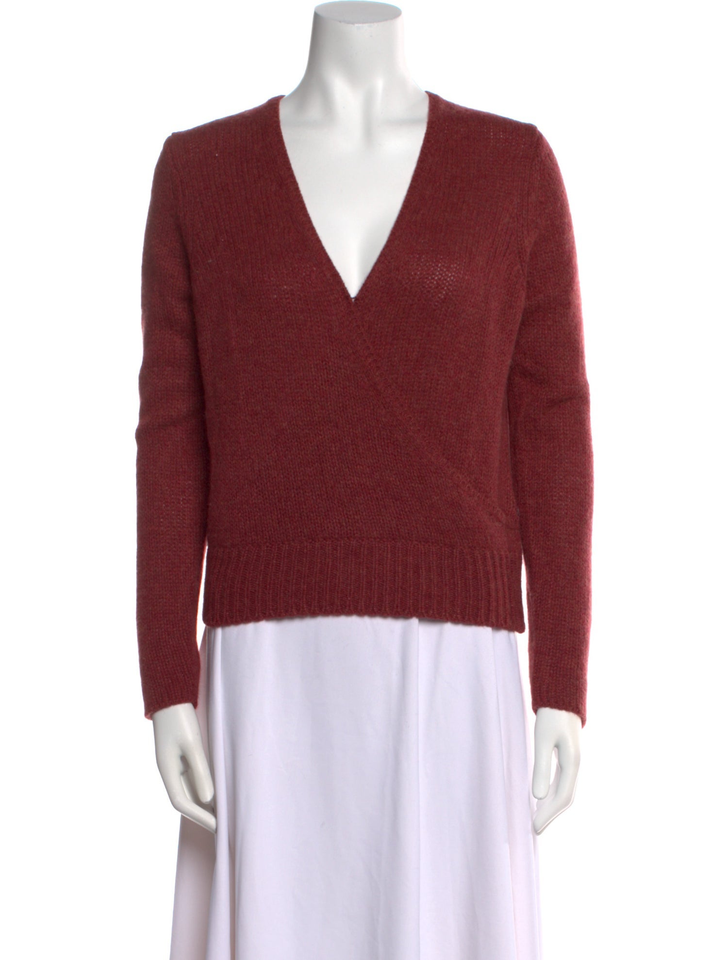 White + Warren Cashmere V-Neck Sweater w/ Tags