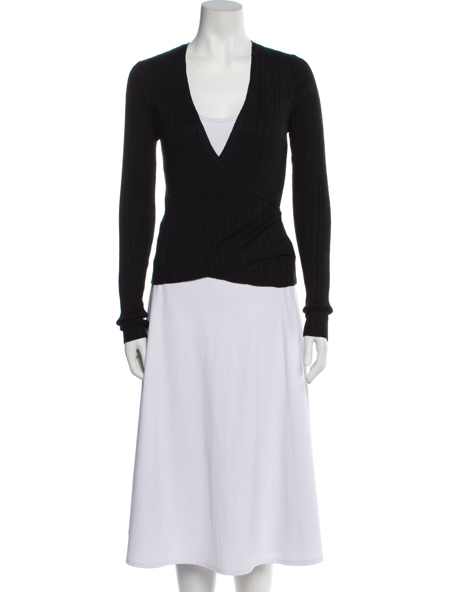 White + Warren Linen V-Neck Top