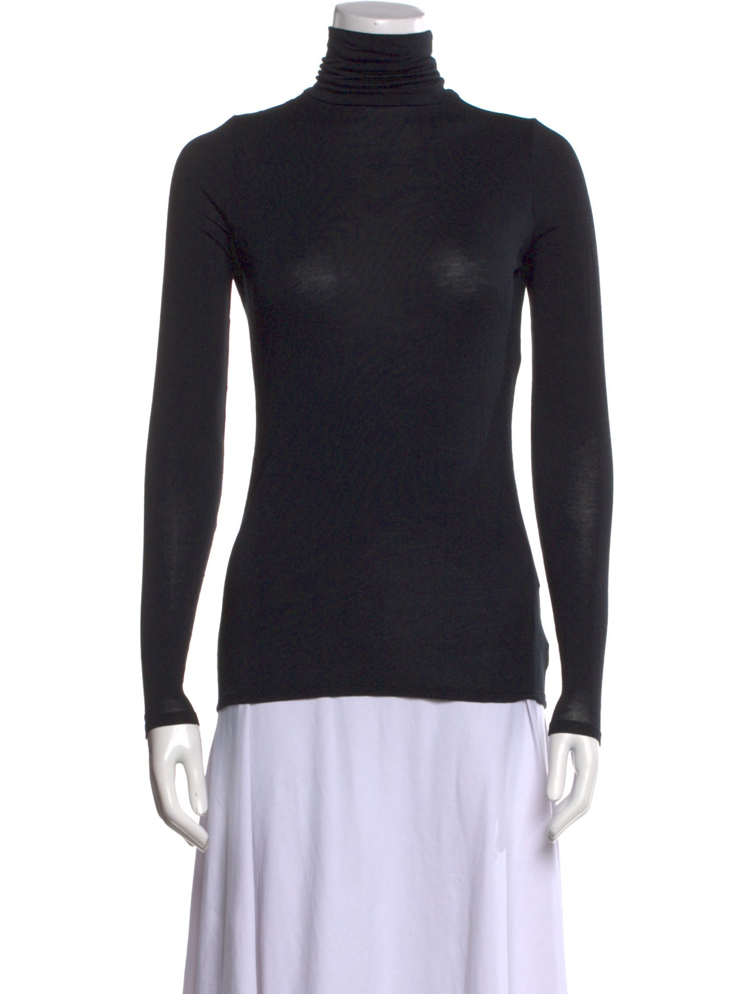 White + Warren Turtleneck Long Sleeve Top