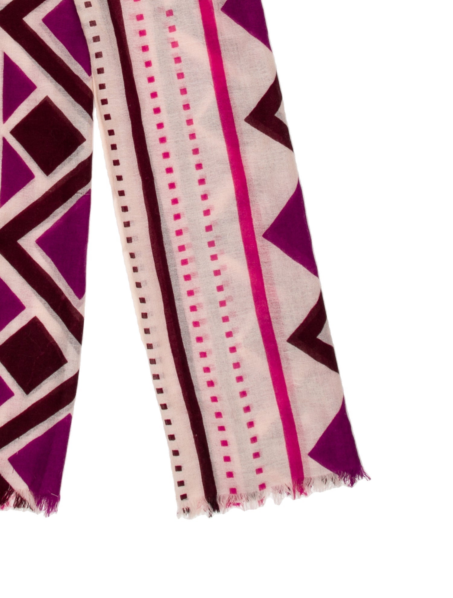 White + Warren Silk Printed Scarf