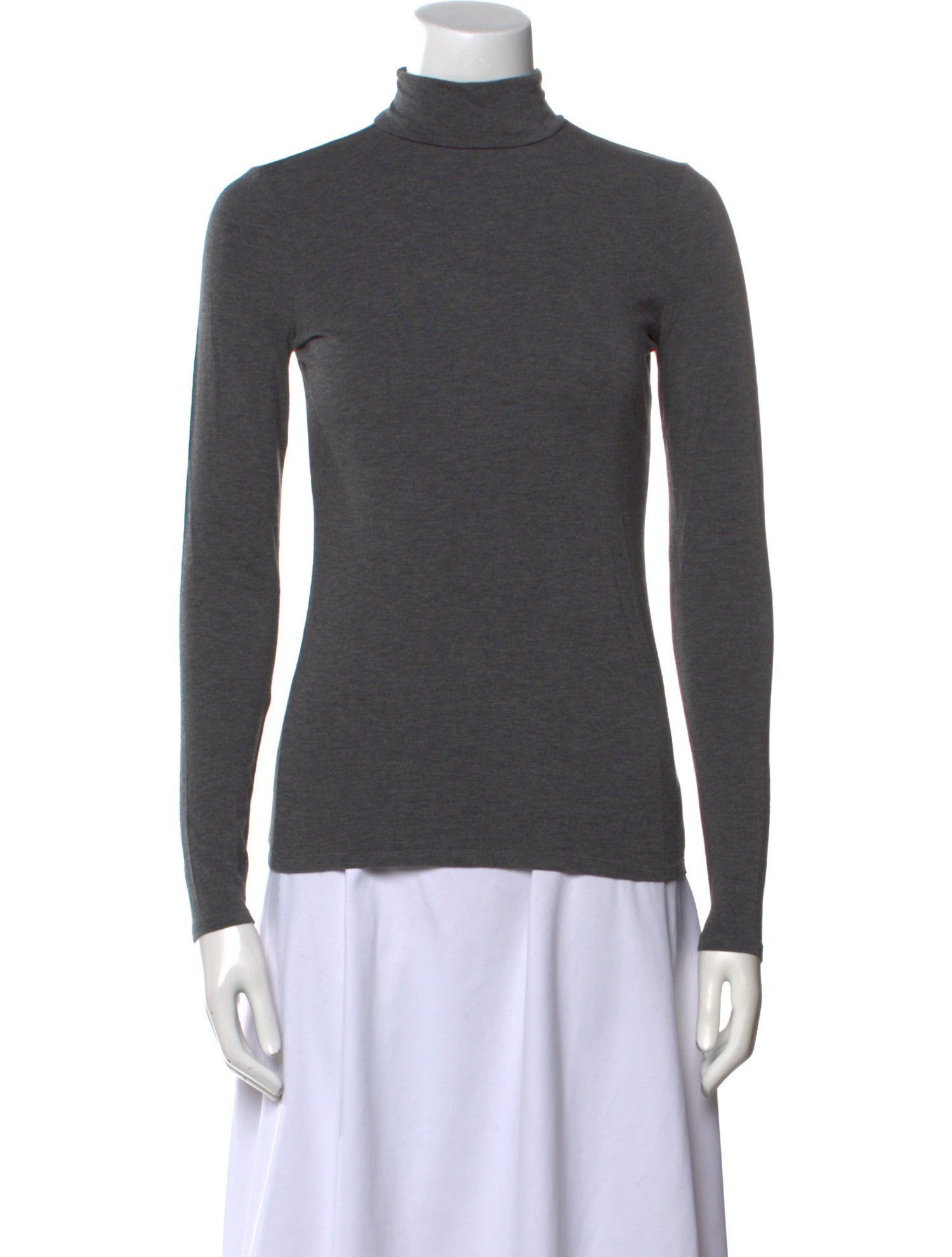 White + Warren Turtleneck Long Sleeve Top