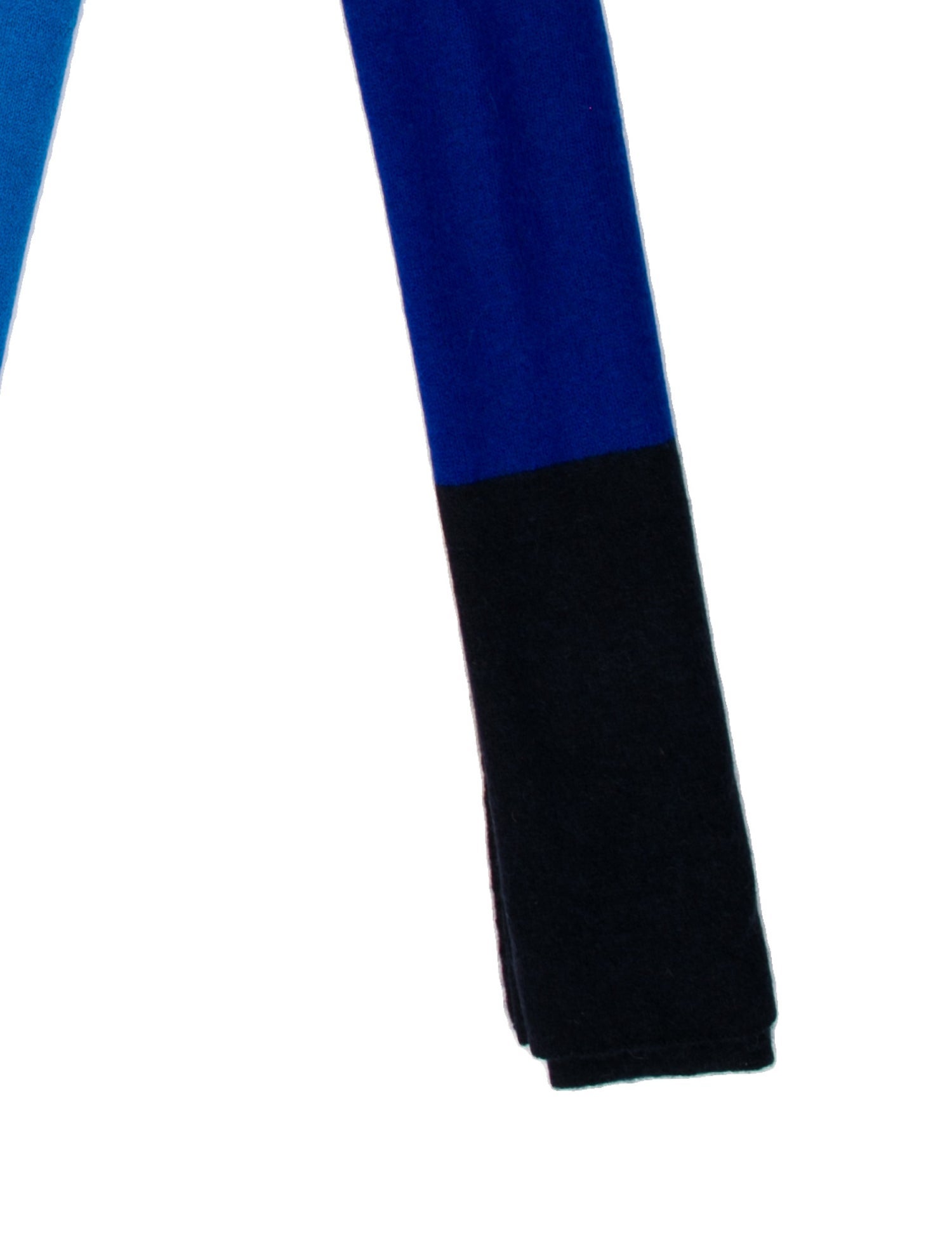 White + Warren Virgin Wool Colorblock Pattern Scarf