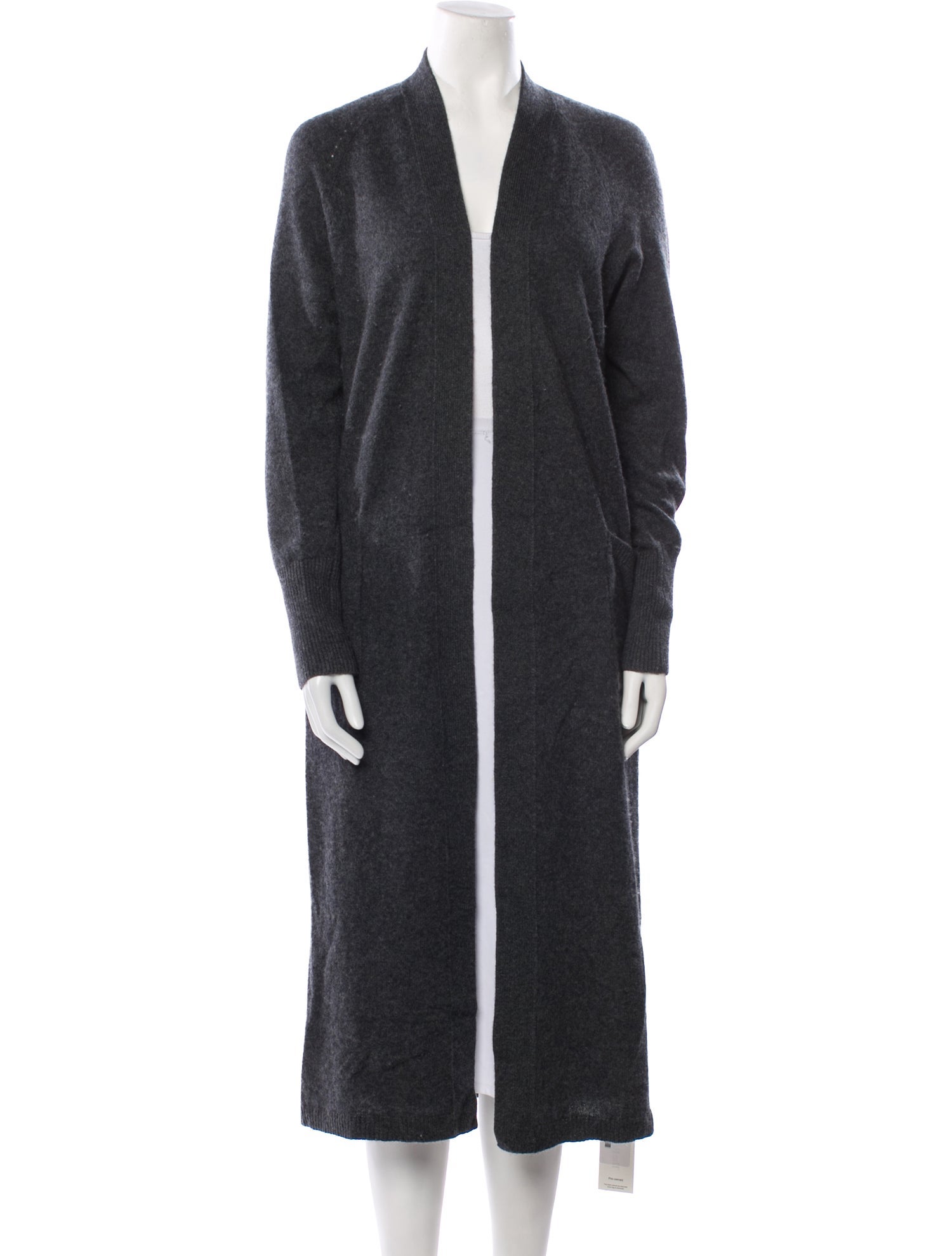 White + Warren Cashmere Plunge Neckline Sweater