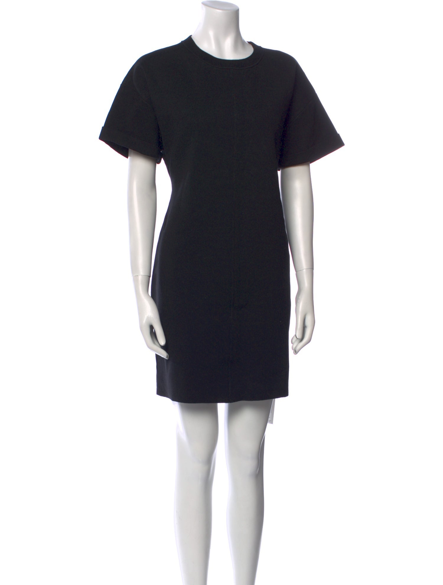 White + Warren Crew Neck Mini Dress