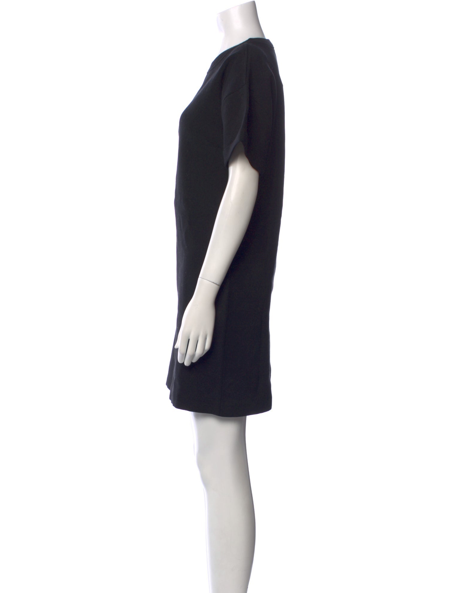 White + Warren Crew Neck Mini Dress