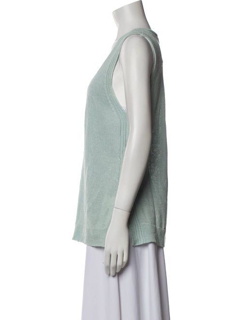 White + Warren Hemp Printed Top