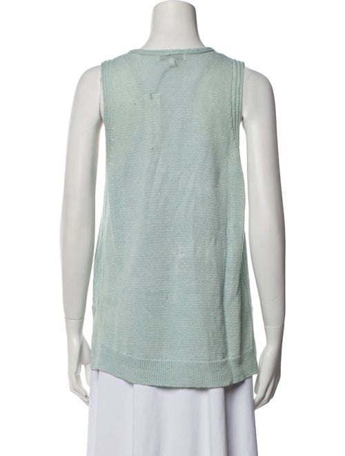 White + Warren Hemp Printed Top