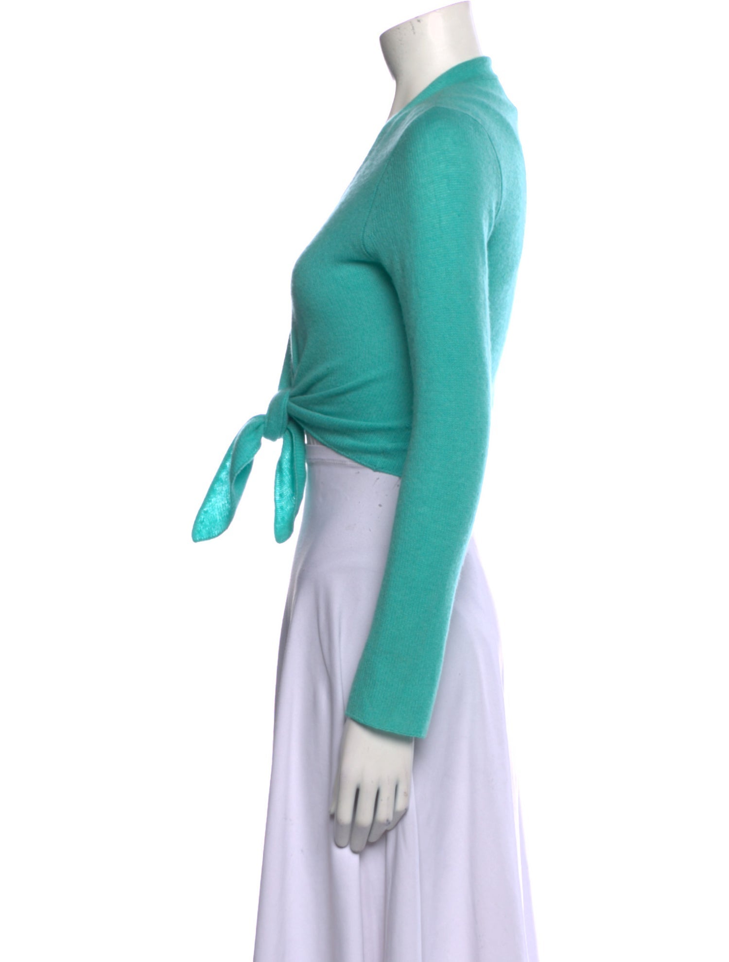 White + Warren Cashmere V-Neck Sweater