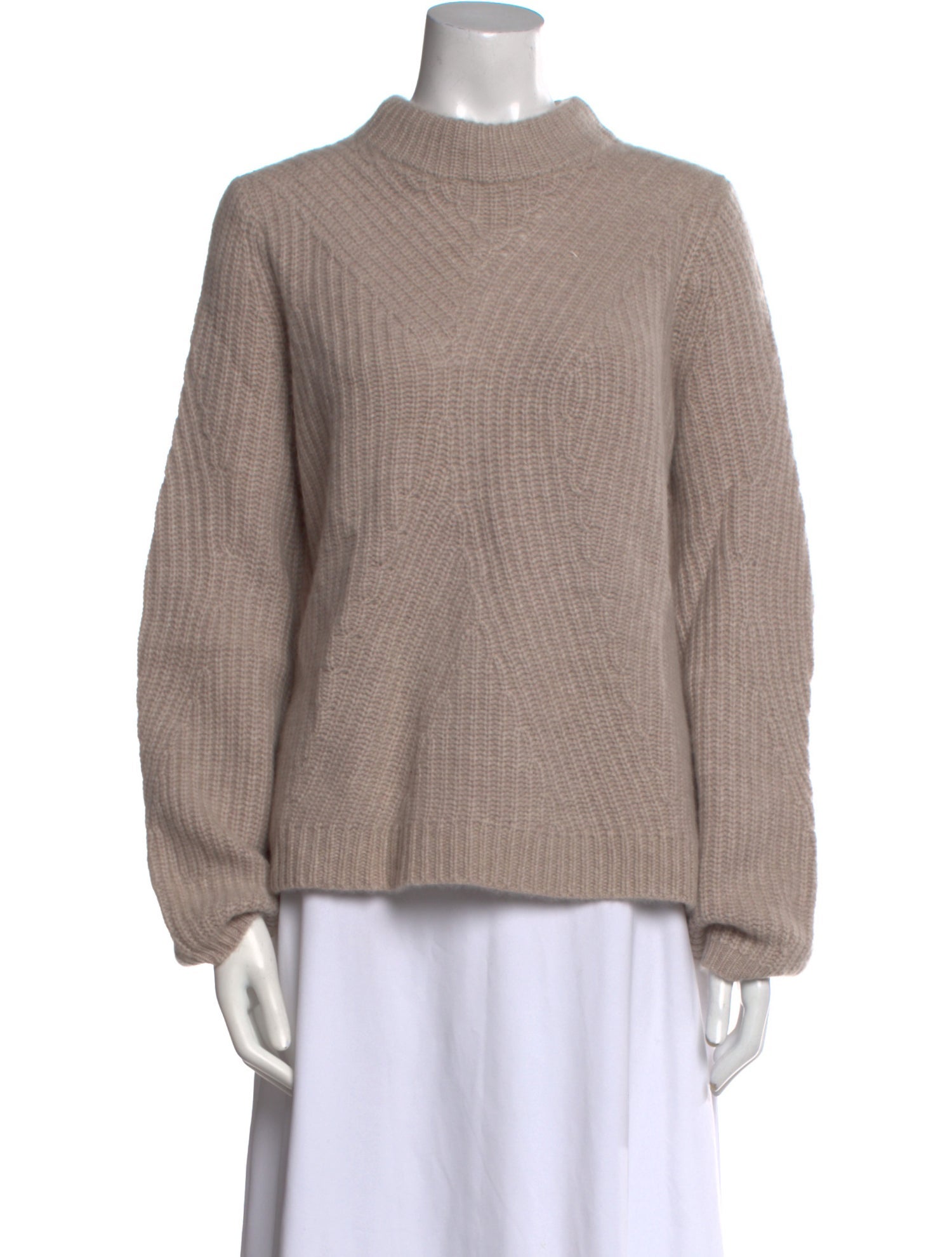 White + Warren Cashmere Mock Neck Sweater