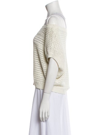 White + Warren Off-The-Shoulder Sweater