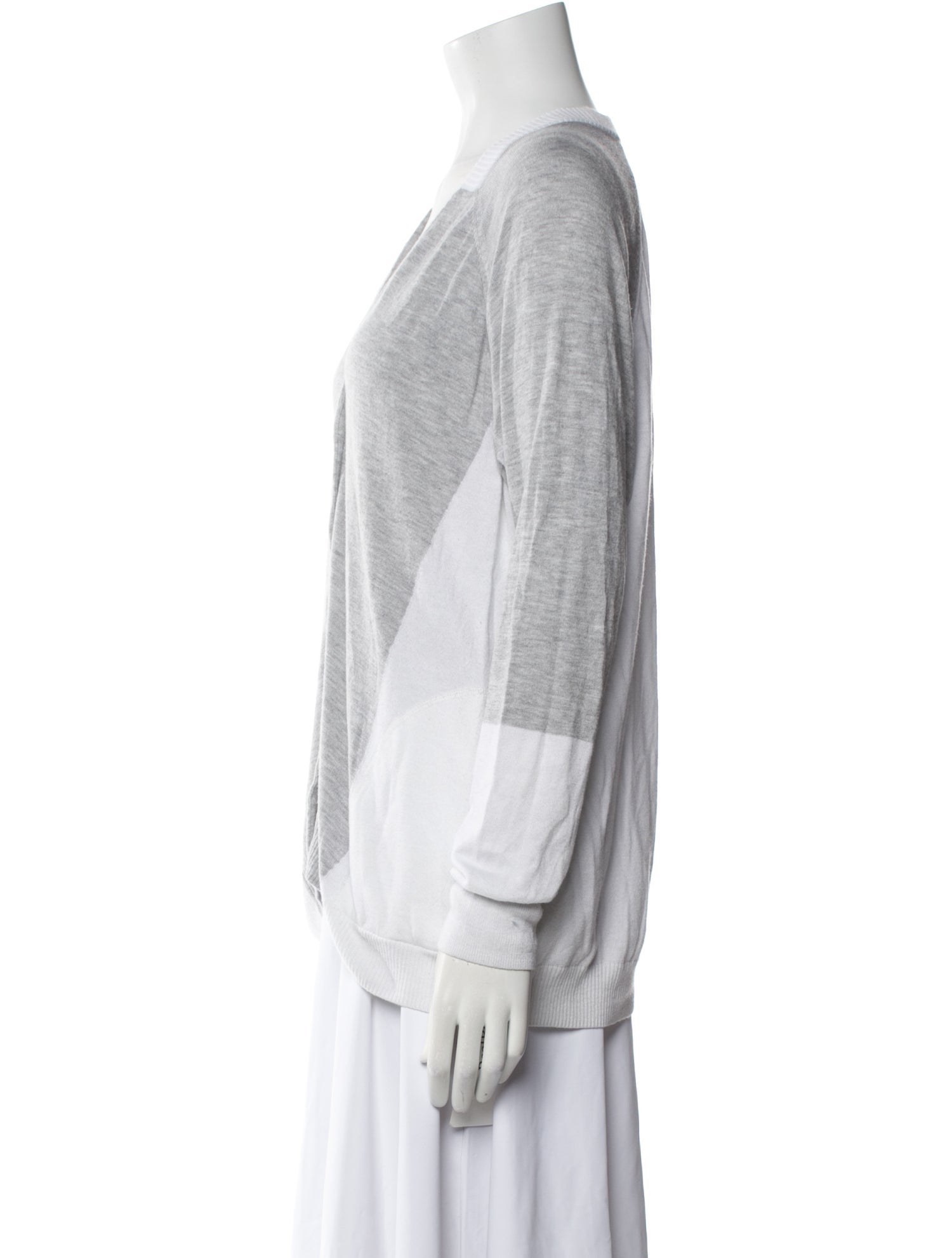 White + Warren V-Neck Sweater