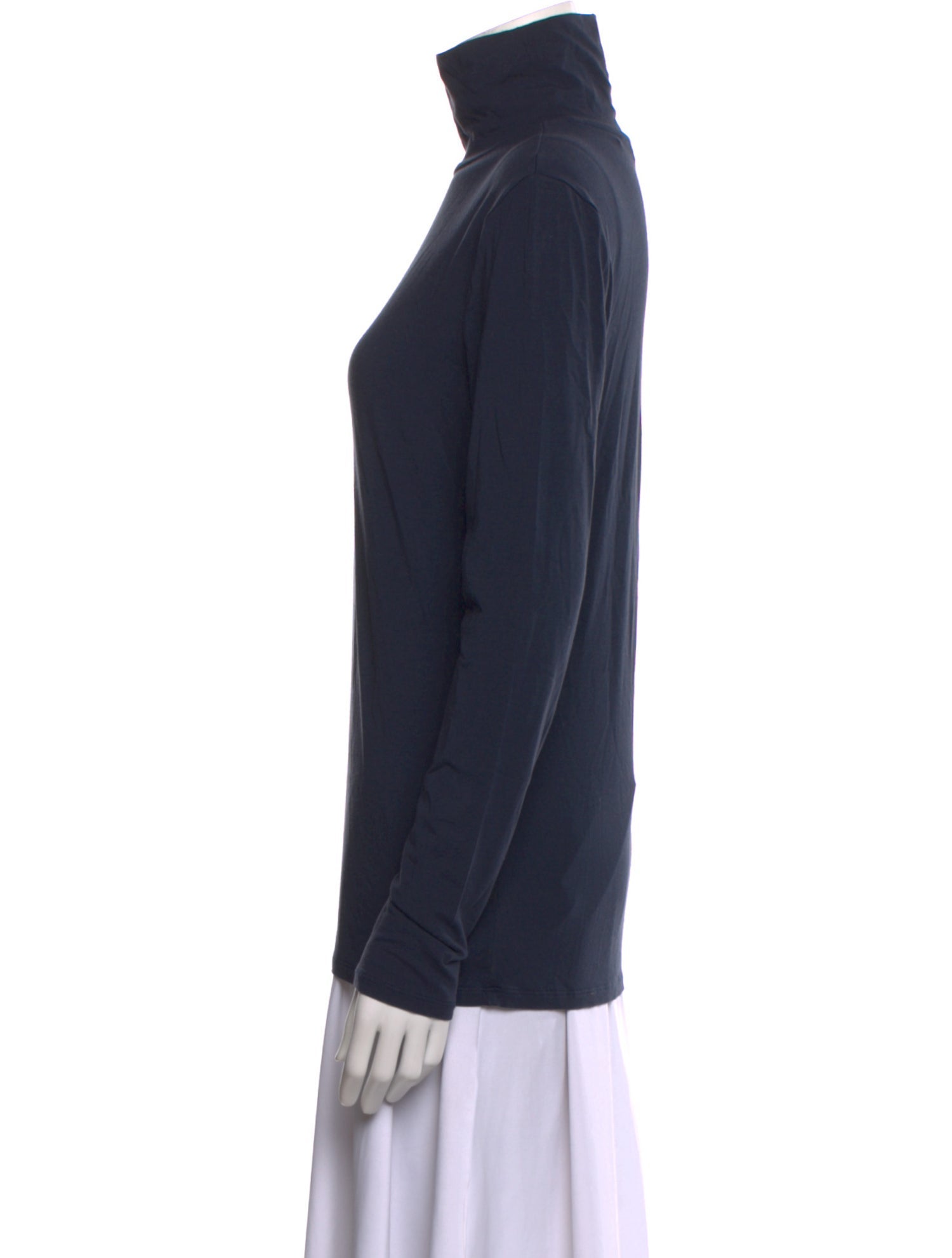 White + Warren Turtleneck Long Sleeve Sweatshirt