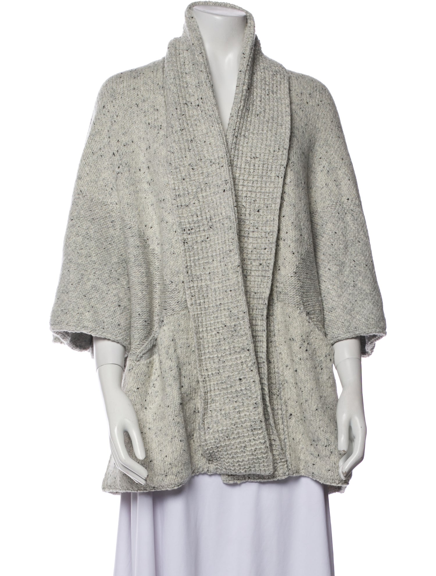 White + Warren Wool V-Neck Sweater