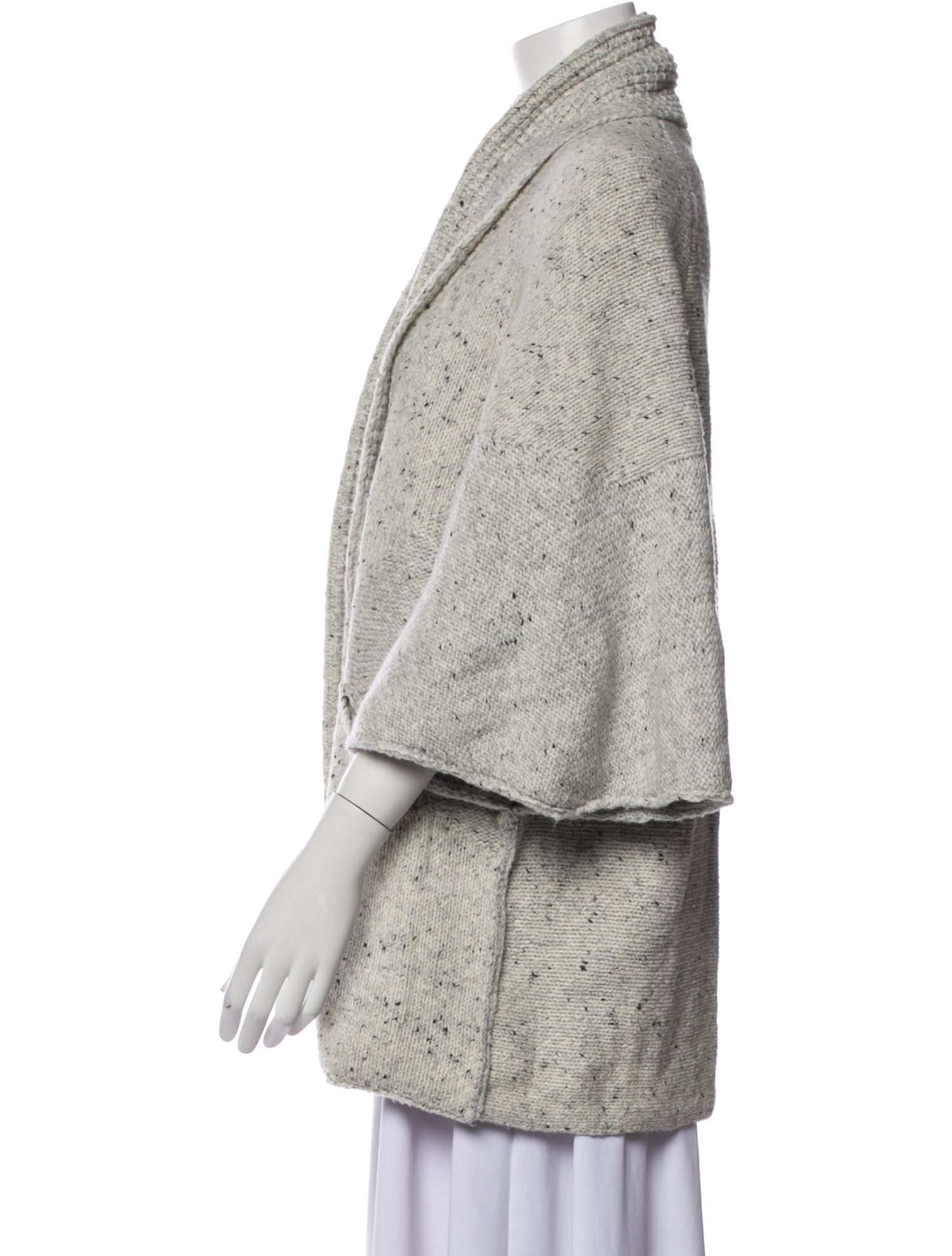 White + Warren Wool V-Neck Sweater