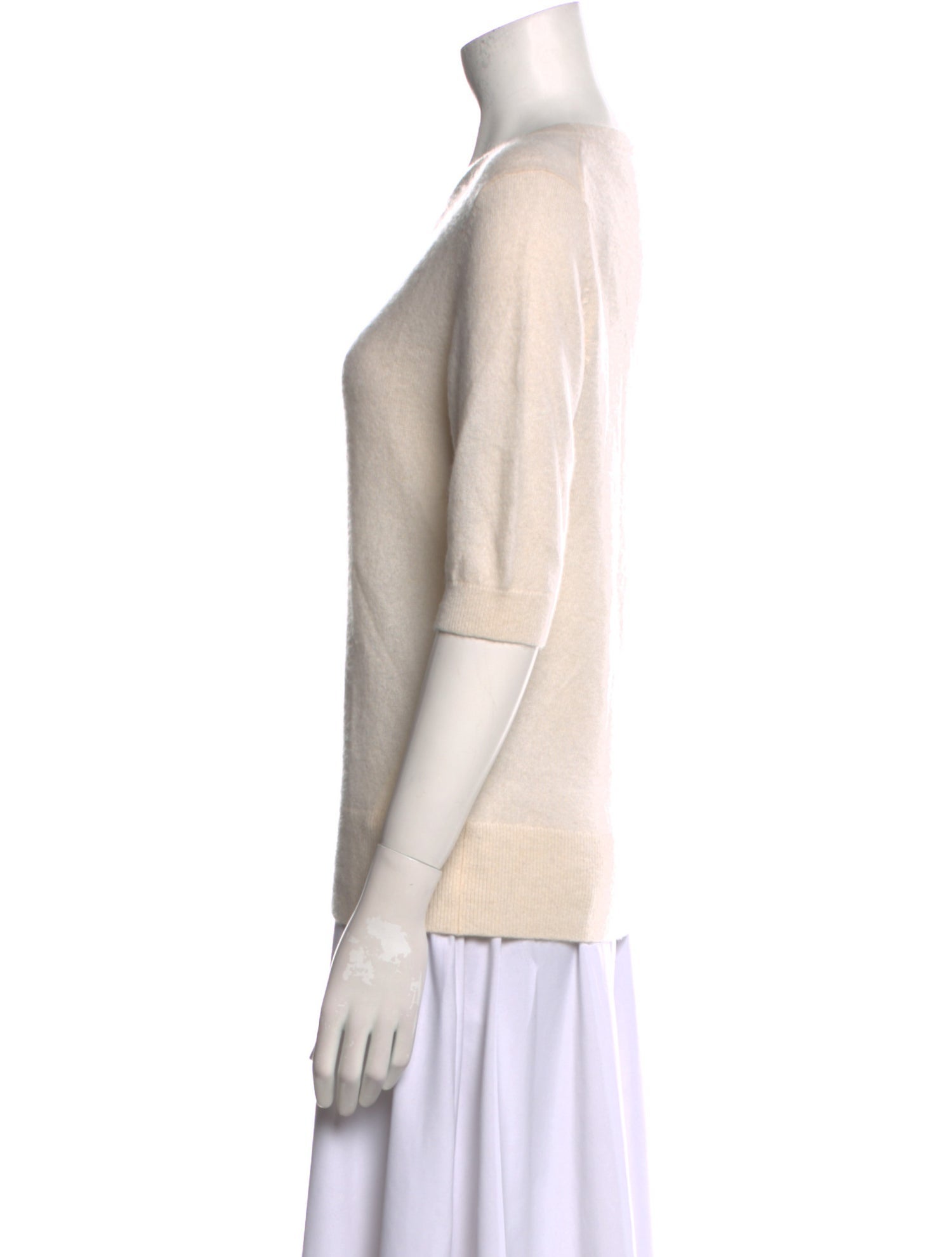 White + Warren Cashmere Scoop Neck Sweater