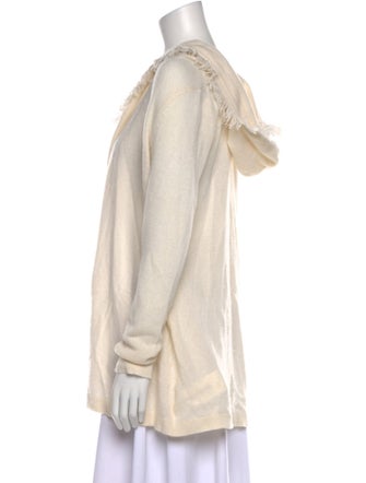 White + Warren Cashmere Open Front Sweater