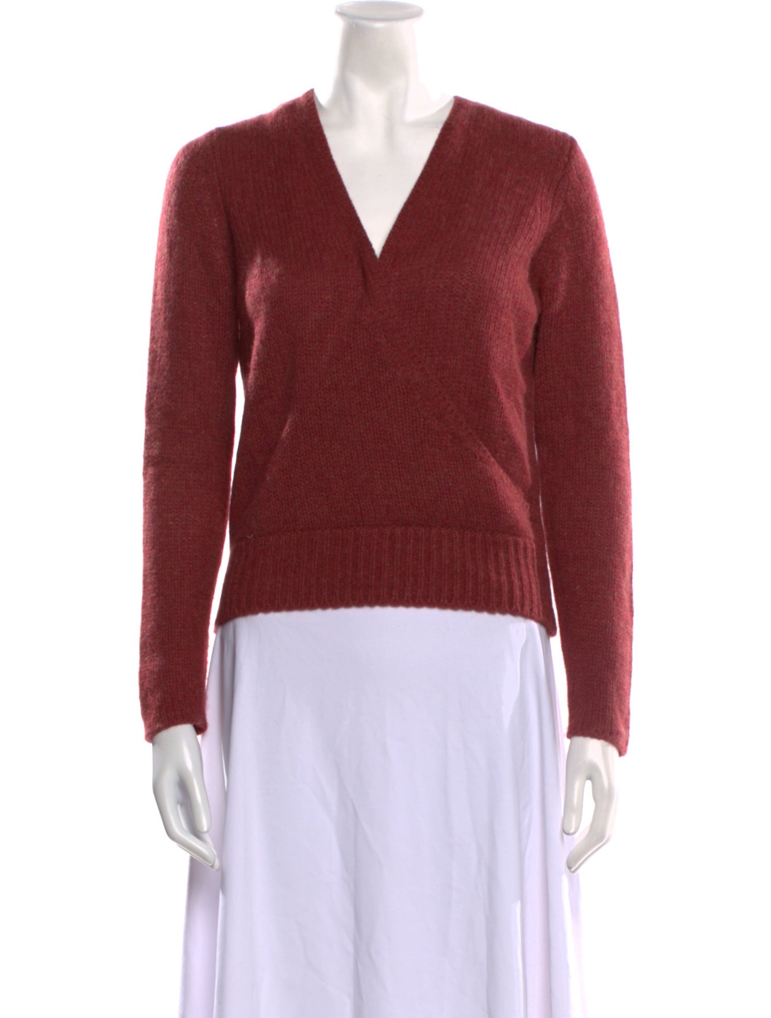 White + Warren Cashmere V-Neck Sweater