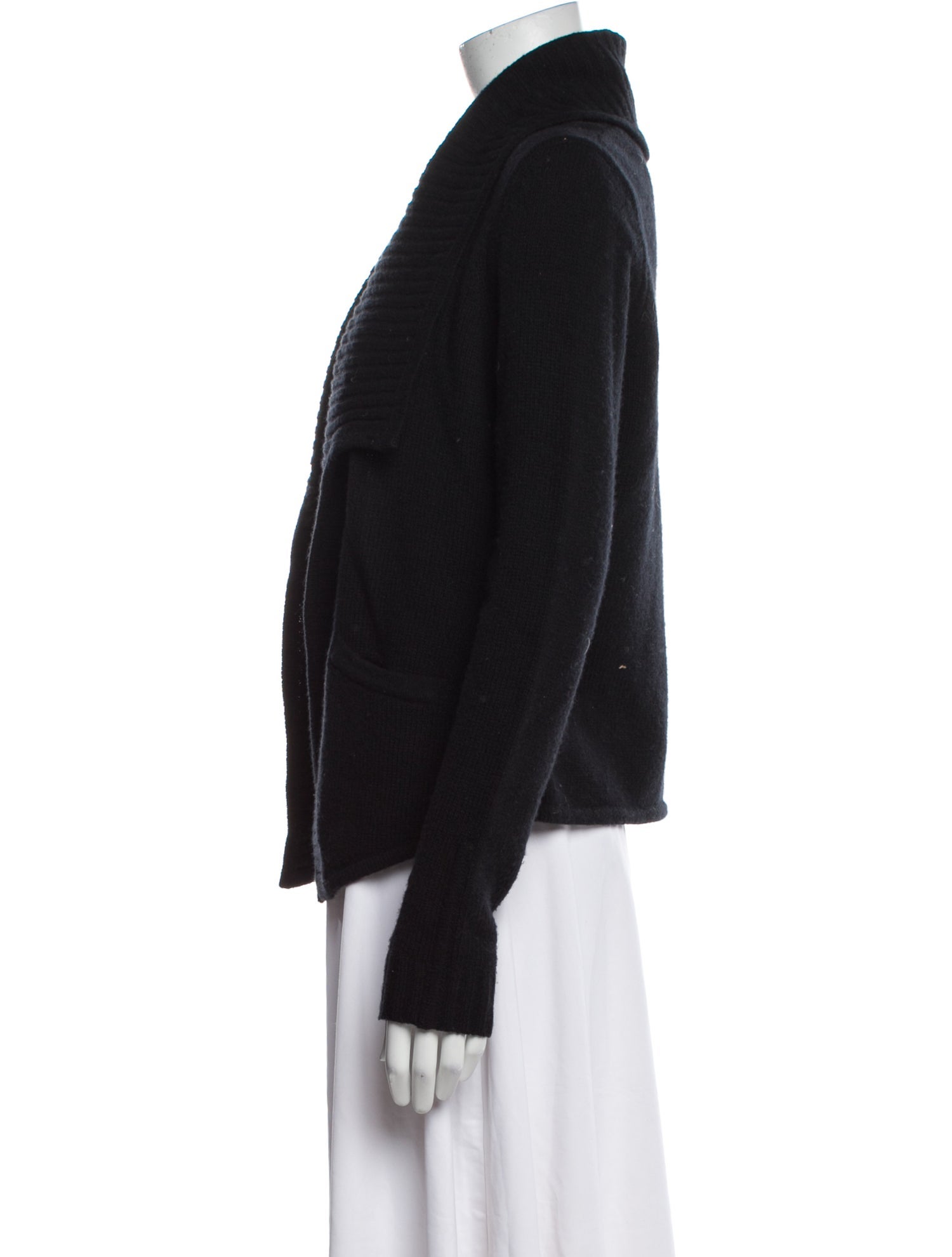 White + Warren Lambswool Mock Neck Sweater