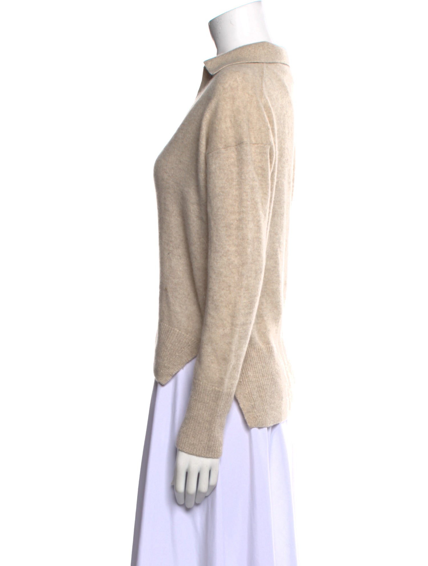White + Warren Cashmere V-Neck Sweater