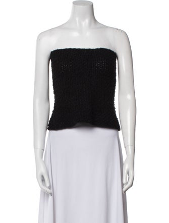 White + Warren Cashmere Strapless Sweater