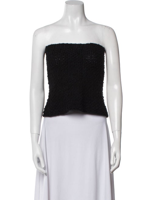 White + Warren Cashmere Strapless Sweater
