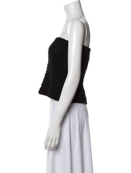 White + Warren Cashmere Strapless Sweater