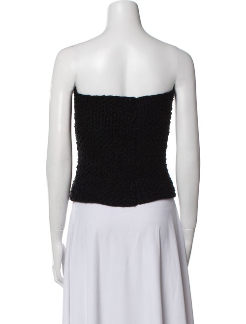 White + Warren Cashmere Strapless Sweater