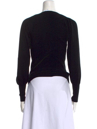 White + Warren Scoop Neck Long Sleeve Top