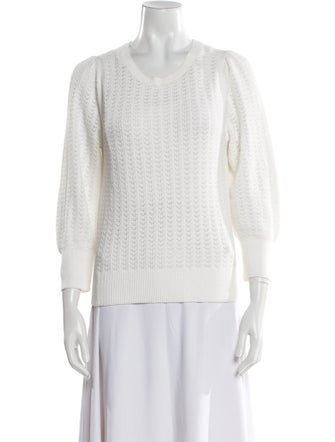 White + Warren Scoop Neck Sweater