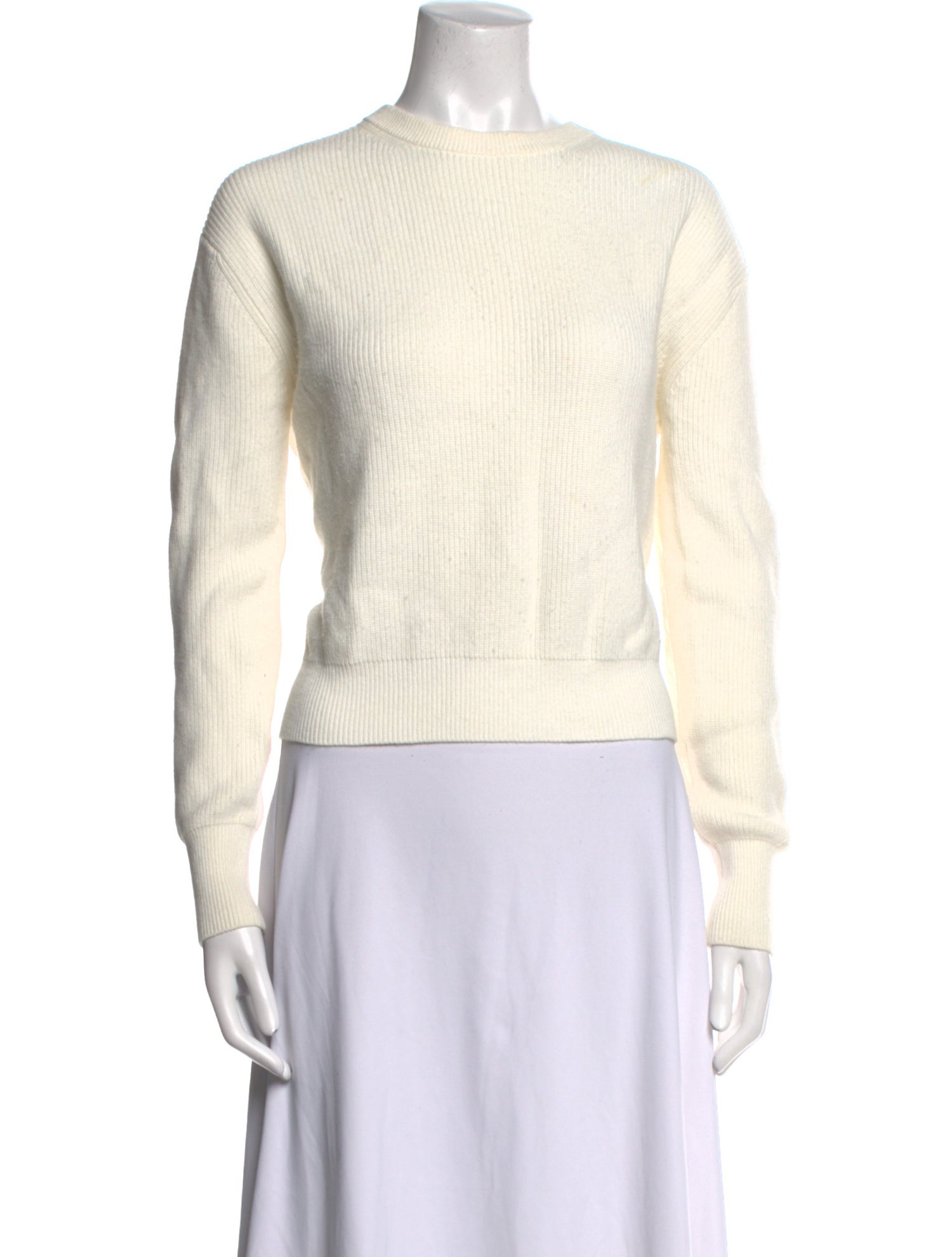 White + Warren Crew Neck Long Sleeve Sweatshirt