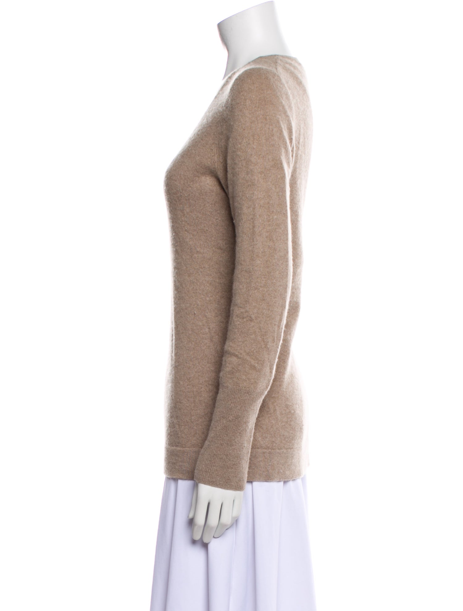 White + Warren Cashmere V-Neck Sweater