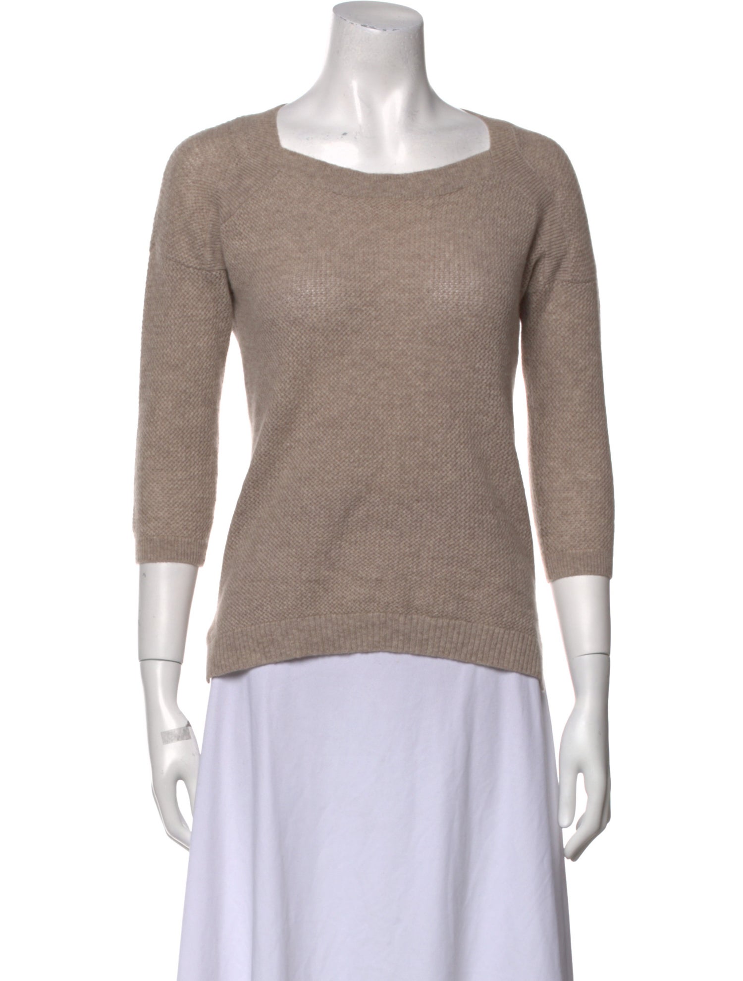 White + Warren Cashmere Scoop Neck Sweater