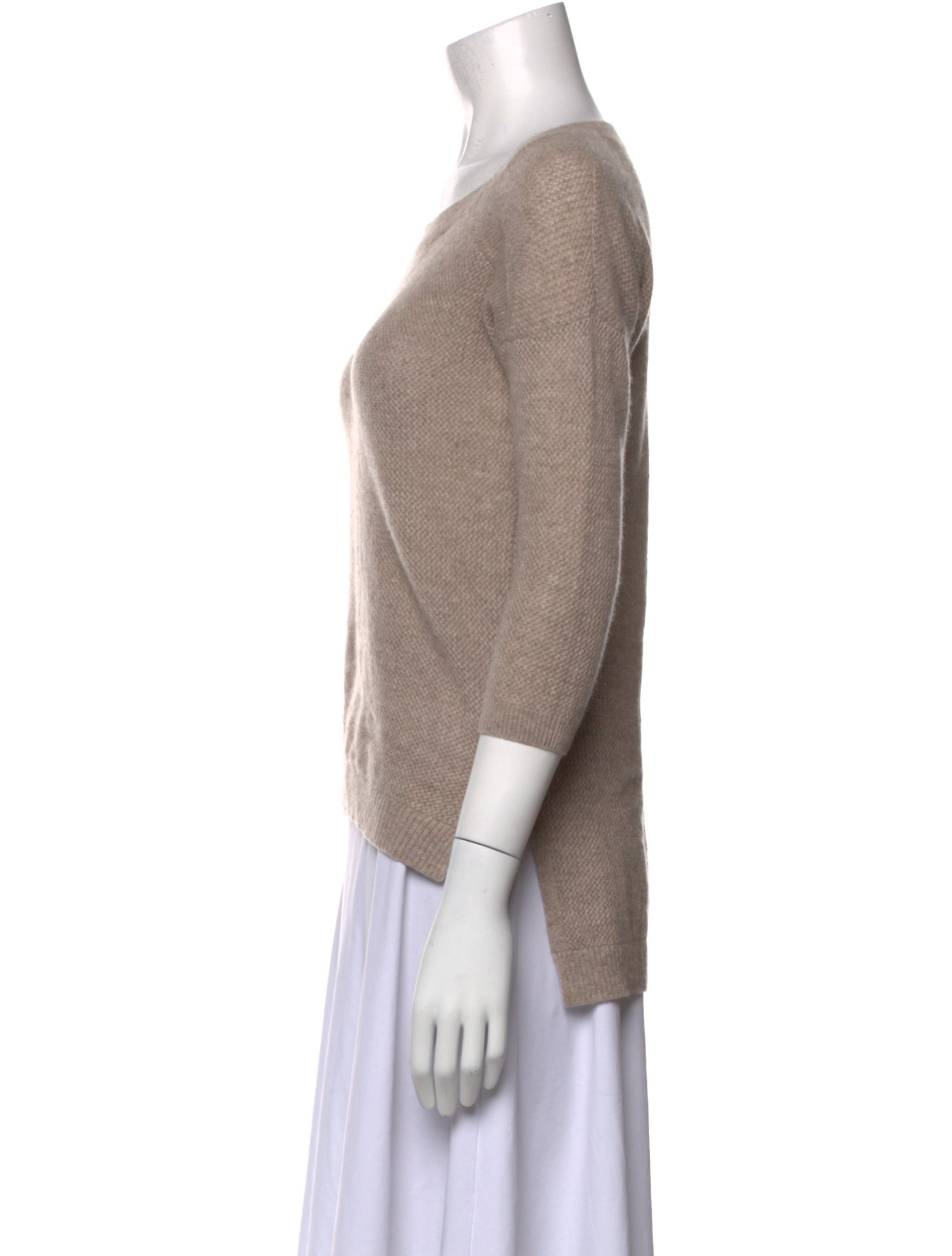White + Warren Cashmere Scoop Neck Sweater