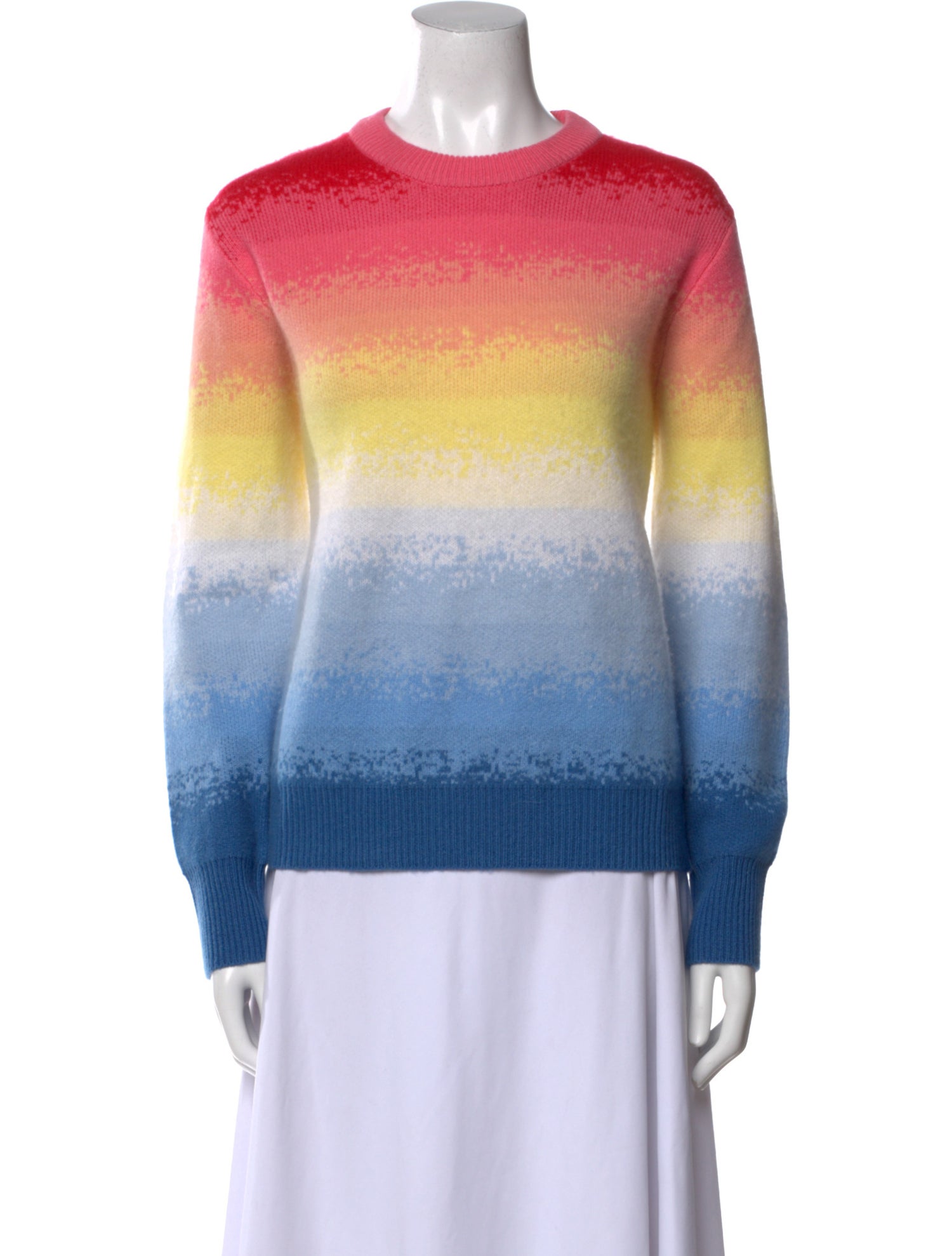 White + Warren Cashmere Striped Sweater