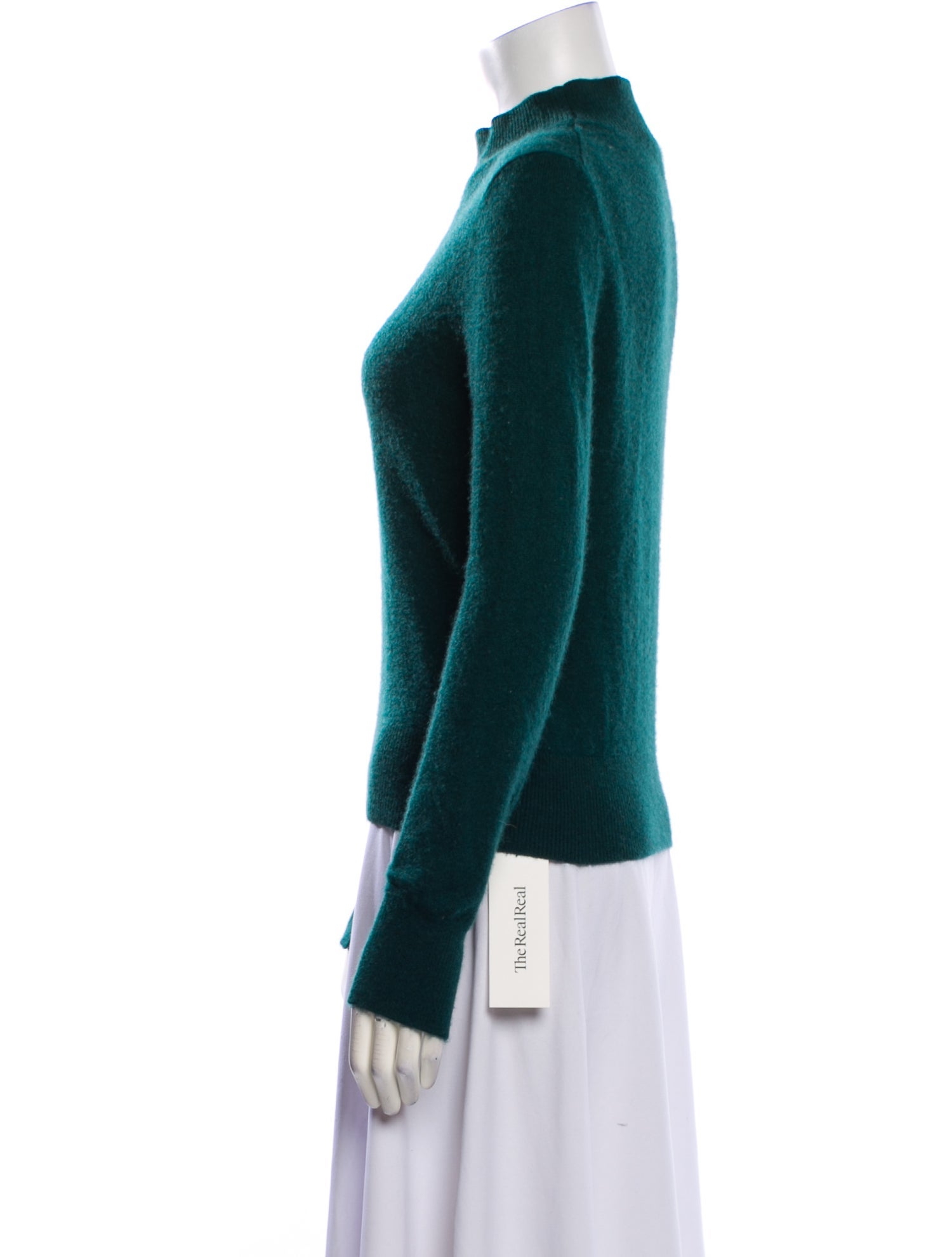 White + Warren Cashmere Mock Neck Sweater