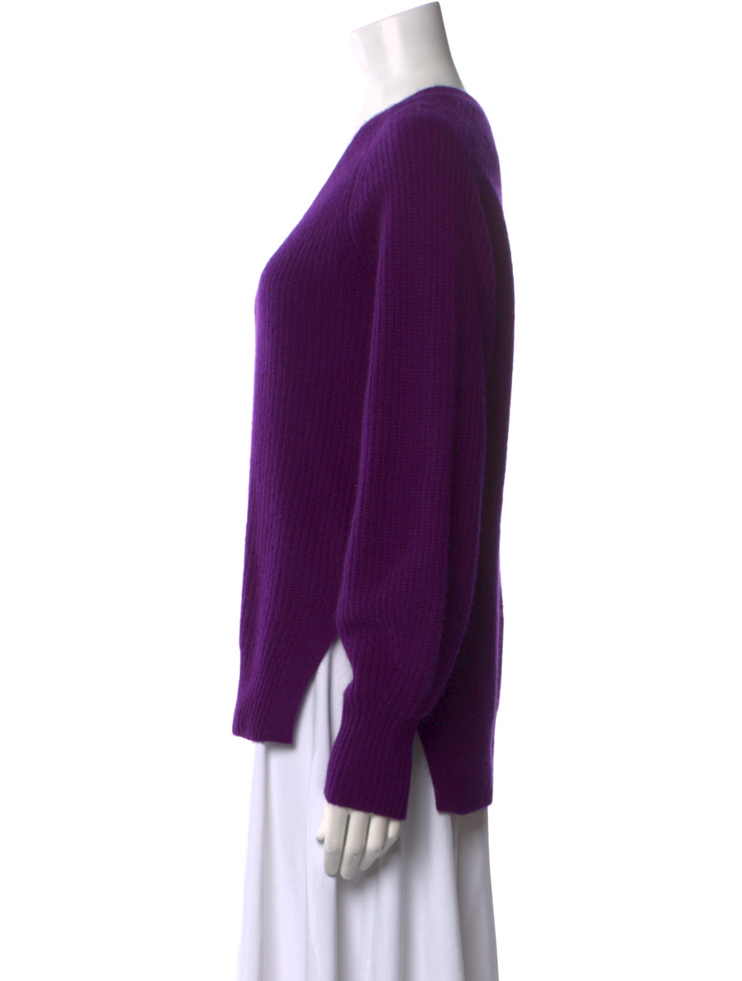 White + Warren Cashmere V-Neck Sweater w/ Tags